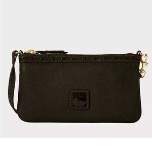NWT Dooney & Bourke Florentine Slim Wristlel w/ Whipstich Black